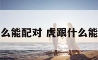 虎跟什么能配对 虎跟什么能配对呢