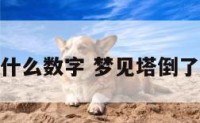 梦到塔是什么数字 梦见塔倒了什么意思