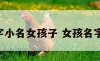起名字小名女孩子 女孩名字 小名
