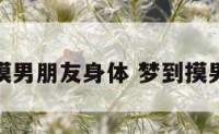 梦见摸男朋友身体 梦到摸男朋友