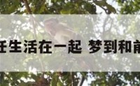 梦到和前任生活在一起 梦到和前任在一块