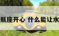 什么能让水瓶座开心 什么能让水瓶座开心呢