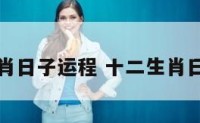十二生肖日子运程 十二生肖日子运势