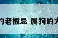 属狗的老板忌 属狗的大老板