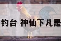 解签神仙下钓台 神仙下凡是指什么生肖