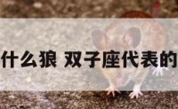 双子座代表什么狼 双子座代表的是什么意思