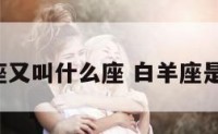 白羊座又叫什么座 白羊座是什么?