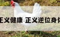 正位正义健康 正义逆位身体健康