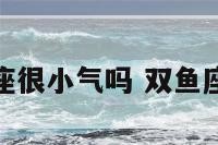 双鱼座很小气吗 双鱼座很乖