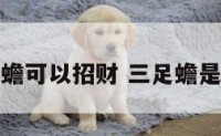 三足蟾可以招财 三足蟾是什么