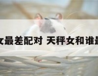 天秤女最差配对 天秤女和谁最不配