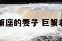 巨蟹座的妻子 巨蟹老婆