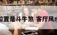 客厅那个位置是斗牛煞 客厅风水牛的摆设