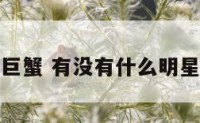 什么明星是巨蟹 有没有什么明星是巨蟹座的
