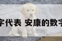 安康数字代表 安康的数字是什么