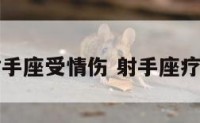 射手座受情伤 射手座疗伤