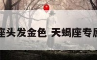 天蝎座头发金色 天蝎座专属头发
