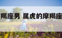 属相虎的摩羯座男 属虎的摩羯座男生爱上一个人的表现