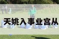 天姚入事业 天姚入事业宫从事什么工作