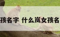 什么岚女孩名字 什么岚女孩名字寓意好