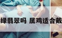 属鸡能带绿翡翠吗 属鸡适合戴绿幽灵吗