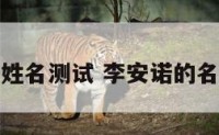 李安诺姓名测试 李安诺的名字含义