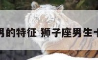 狮子座男的特征 狮子座男生十大特点