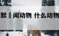 十二生肖默默無闻动物 什么动物默默无闻打一个生肖