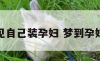 梦见自己装孕妇 梦到孕妇装