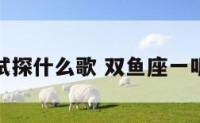 双鱼座爱试探什么歌 双鱼座一听就会的歌