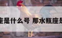 水瓶座是什么号 那水瓶座是什么