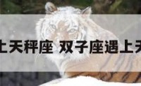 双子座遇上天秤座 双子座遇上天秤座好吗