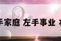 左手事业有手家庭 左手事业 右手家庭原句