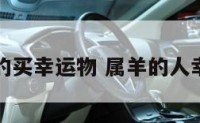 属羊的买幸运物 属羊的人幸运物