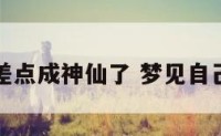 梦见自己差点成神仙了 梦见自己快成仙了
