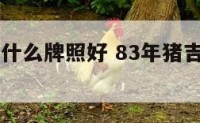 83年属猪什么牌照好 83年猪吉祥数字挂车牌