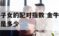 金牛男和双子女的配对指数 金牛男和双子女的配对指数是多少