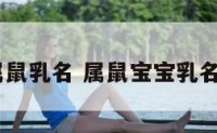 2020年属鼠乳名 属鼠宝宝乳名带含义的