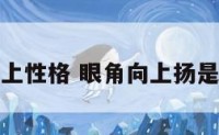 眼角向上性格 眼角向上扬是什么眼