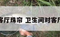 卫生间对客厅珠帘 卫生间对客厅珠帘好吗
