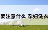 孕妇洗衣服要注意什么 孕妇洗衣服算运动吗