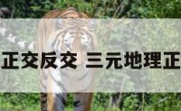 三元地理正交反交 三元地理正交与反交