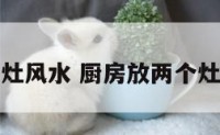 一厨房两灶风水 厨房放两个灶头好不好