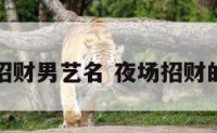 夜场招财男艺名 夜场招财的名字