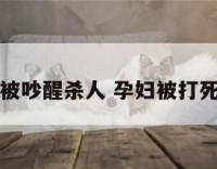 孕妇被吵醒杀人 孕妇被打死案件