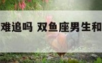 双鱼座男生难追吗 双鱼座男生和天秤座女生配吗