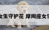 摩羯座女生守护花 摩羯座女生守护石