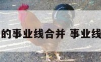 两条分叉的事业线合并 事业线两个分叉