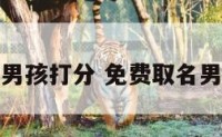 免费起名字男孩打分 免费取名男孩打分测试