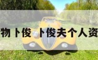 人物卜俊 卜俊夫个人资料